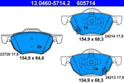 ATE Set placute frana ATE 13.0460-5714.2 (13.0460-5714.2)