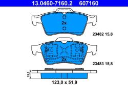 ATE Set placute frana ATE 13.0460-7160.2 (13.0460-7160.2)