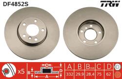 TRW Disc frana TRW DF4852S (DF4852S)