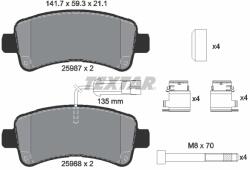 TEXTAR Set placute frana TEXTAR 2598701 (2598701)