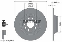 TEXTAR Disc frana TEXTAR 92132503 - fixbox