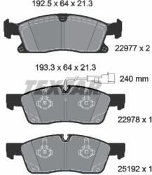 TEXTAR Set placute frana TEXTAR 2297701 (2297701)