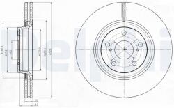 DELPHI Disc frana DELPHI BG4235 (BG4235) - fixbox