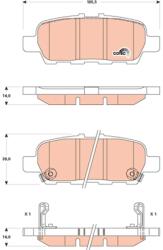 TRW Set placute frana, frana disc TRW GDB3508 - fixbox