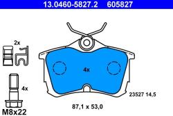 ATE Set placute frana ATE 13.0460-5827.2 (13.0460-5827.2)