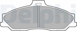 DELPHI Set placute frana DELPHI LP1555 (LP1555)