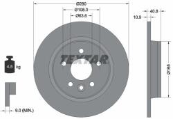 TEXTAR Disc frana TEXTAR 92255603 (92255603)