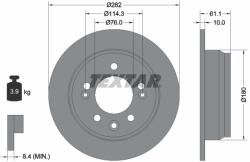 TEXTAR Disc frana TEXTAR 92161703 - fixbox