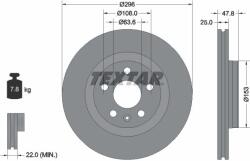 TEXTAR Disc frana TEXTAR 92323905 (92323905)