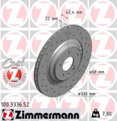 ZIMMERMANN Disc frana ZIMMERMANN 100.3336. 52 (100.3336.52)