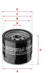 SOFIMA Filtru ulei SOFIMA S 9150 R (S 9150 R) - fixbox