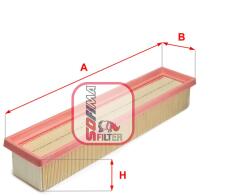 SOFIMA Filtru aer SOFIMA S 1412 A (S 1412 A) - fixbox