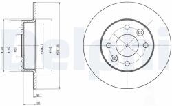 DELPHI Disc frana DELPHI BG2258 (BG2258) - fixbox