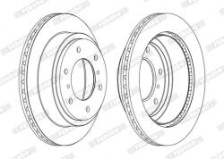 FERODO Disc frana FERODO DDF1385C (DDF1385C)