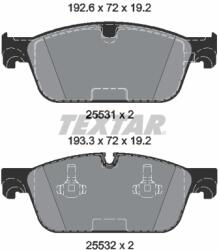 TEXTAR Set placute frana TEXTAR 2553101 (2553101) - fixbox