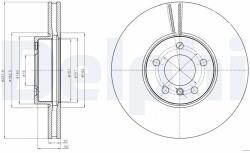 DELPHI Disc frana DELPHI BG9061 - fixbox