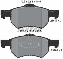 TEXTAR Set placute frana TEXTAR 2380701 (2380701)