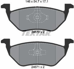 TEXTAR Set placute frana TEXTAR 2467001 (2467001)