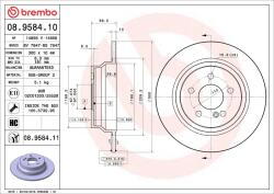BREMBO Disc frana BREMBO 08.9584. 11 (08.9584.11)