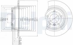DELPHI Disc frana DELPHI BG3044 (BG3044) - fixbox