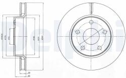 DELPHI Disc frana DELPHI BG4259 (BG4259) - fixbox