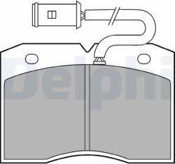 DELPHI Set placute frana DELPHI LP863 (LP863)