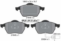 TEXTAR Set placute frana TEXTAR 2184903 (2184903)