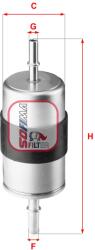 SOFIMA Filtru combustibil SOFIMA S 1944 B (S 1944 B) - fixbox