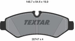 TEXTAR Set placute frana TEXTAR 2074701 (2074701)