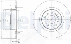 DELPHI Disc frana DELPHI BG3857 (BG3857) - fixbox