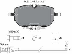 TEXTAR Set placute frana TEXTAR 2641601 (2641601)