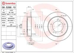 BREMBO Disc frana BREMBO 08.5266. 10 (08.5266.10)