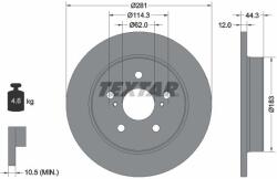 TEXTAR Disc frana TEXTAR 92301403 (92301403)