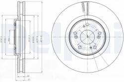 DELPHI Disc frana DELPHI BG4225 (BG4225) - fixbox