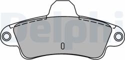 DELPHI Set placute frana DELPHI LP1242 (LP1242)