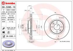 BREMBO Disc frana BREMBO 09. C285.11 (09.C285.11)