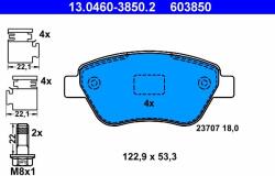 ATE Set placute frana ATE 13.0460-3850.2 (13.0460-3850.2)