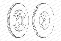 FERODO Disc frana FERODO DDF1154C (DDF1154C)