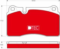 TRW Set placute frana TRW GDB1670DTE (GDB1670DTE)