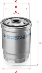 SOFIMA Filtru combustibil SOFIMA S 4526 NR (S 4526 NR) - fixbox