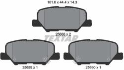 TEXTAR Set placute frana, frana disc TEXTAR 2568801 - fixbox