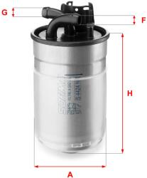 SOFIMA Filtru combustibil SOFIMA S 4424 NR (S 4424 NR) - fixbox