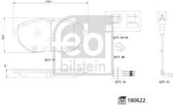 Febi Bilstein Set placute frana FEBI BILSTEIN 180622 (180622)