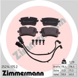 ZIMMERMANN Set placute frana ZIMMERMANN 25214.175. 2 (25214.175.2)