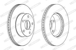 FERODO Disc frana FERODO DDF1216C (DDF1216C)