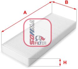 SOFIMA Filtru, aer habitaclu SOFIMA S 3214 C - fixbox