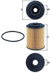 MAHLE Filtru ulei MAHLE OX 160D (OX 160D) - fixbox