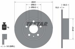 TEXTAR Disc frana TEXTAR 92046903 (92046903)
