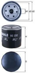 MAHLE Filtru ulei MAHLE OC 232 - fixbox