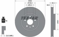 TEXTAR Disc frana TEXTAR 92277205 (92277205)